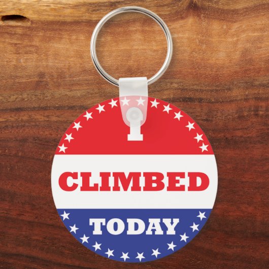 Ik klom vandaag sleutelhanger (Voorkant)