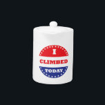Ik klom vandaag theepot<br><div class="desc">Sommigen stemden vandaag,  jullie klom. Hopelijk heb je ook gestemd,  maar je klom tenminste.</div>