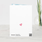 IK KNAAG OP JE | Schattige Glimlachende Haai Valen Feestdagen Kaart (Achterkant)