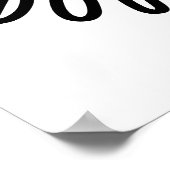 Ik kneed je deeg veel grappig bakwoordje poster (Hoek)