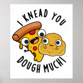 Ik kneed je deeg veel grappig bakwoordje poster (Voorkant)