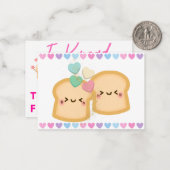 Ik Kneed Jou Valentijnskaarten Voor Kinderen Notitiekaartje (Voorkant / Achterkant in situ)