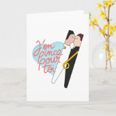 Ik knijp erover voor toi kaart (Gele Bloem)