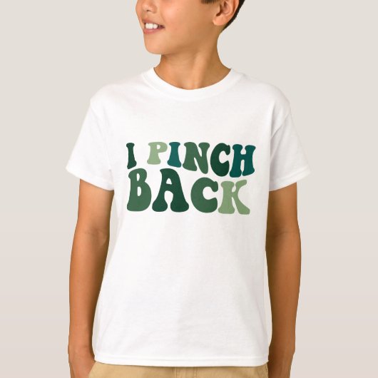 Ik knijp terug St. Patrick's Day Shirt - Funny Fes (Voorkant)