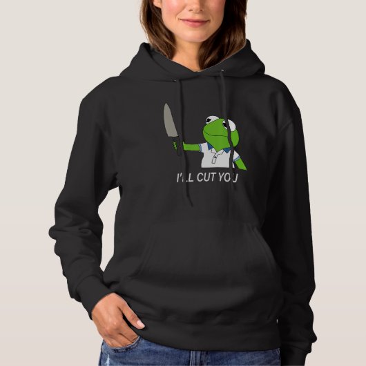 Ik knip je Apparel Cute Frog. Hoodie (Voorkant)