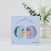 Ik knuffel je! Malva Classroom Valentijnsdag Feestdagenkaart (Staand voorkant)