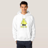 Ik knuffel me niet, japans stijl hoodie (Voorkant volledig)