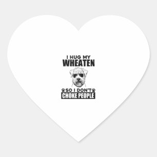 Ik knuffel mijn tarwe zodat ik mensen niet stik gr hart sticker