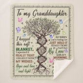 Ik knuffelde deze zachte sherpa deken (Voorkant)