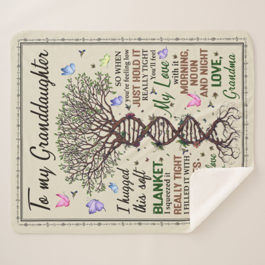 Ik knuffelde deze zachte sherpa deken (Voorkant (horizontaal))