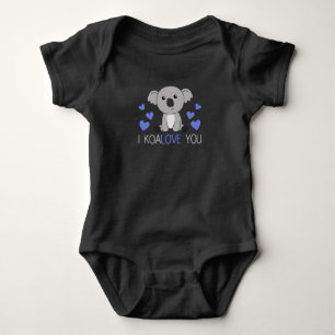 Ik Koalove je heeft Koala met een zoete blauwe bla Romper
