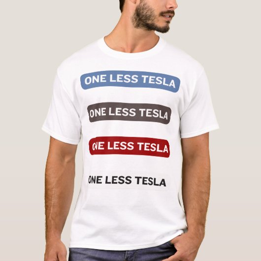 Ik kocht dit voordat Elon gek werd - Fanny Tesla T-shirt (Voorkant)