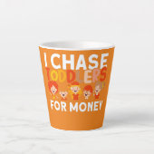 Ik koester Toddlers voor de postbeambte Latte Mok (Voorkant)