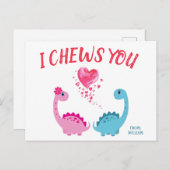 Ik koets je! Classroom Valentijn Feestdagenkaart (Voorkant / Achterkant)