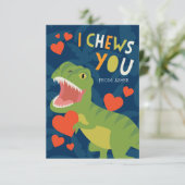 Ik koets je! Classroom Valentijn Kaart (Staand voorkant)