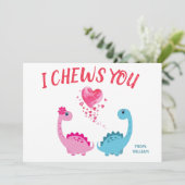 Ik koets je! Valentijn Feestdagenkaart (Staand voorkant)