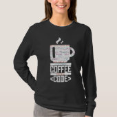 IK KOFFIE IN CODE Fun Web Developers Codering T-shirt (Voorkant)