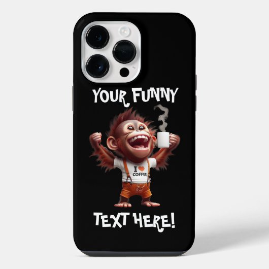 Ik ♥ Koffie iPhone Hoesje (Achterkant)
