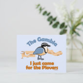 Ik kom alleen maar voor de lovers. briefkaart (Staand voorkant)