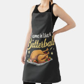 Ik kom als een Butterball Turkije Thanksgiving Schort (Insitu)
