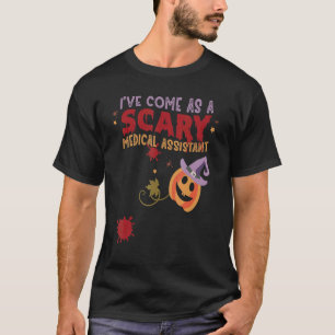 Ik kom als enge medische assistent Halloween C T-shirt