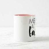 Ik kom bij de Barre. | Aangepaste offerte Tweekleurige Koffiemok (Center)