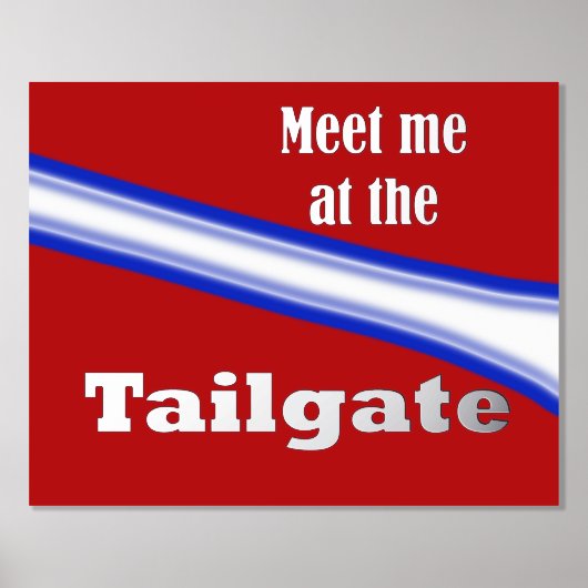 Ik kom bij de Tailgate Folie Afdrukken (Voorkant)