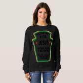 Ik kom bij Jezus, trek hem op. Trui (Voorkant volledig)