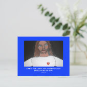 IK KOM BIJ U BRIEFKAART (Staand voorkant)