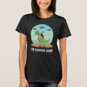 Ik kom binnenkort Jezus rijden op een dinosaurus U T-shirt (Voorkant)
