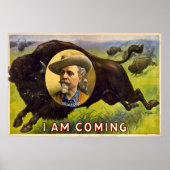 Ik kom - Buffalo Bill Cody -  Advert Poster (Voorkant)