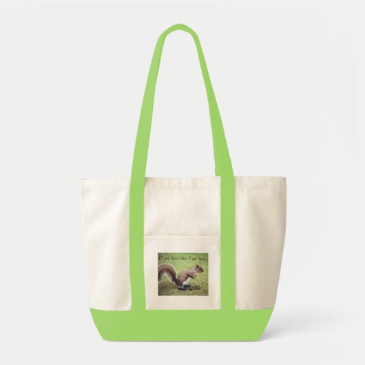 Ik kom er wel als ik er ben. tote bag (Voorkant)