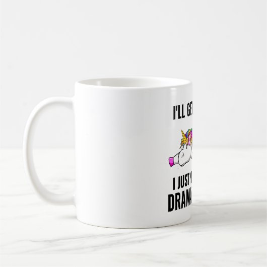 Ik kom er wel over, Cute Unicorn Koffiemok (Links)