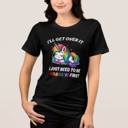 Ik Kom Er Wel Overheen, Eerst Even Dramatisch Doen Tri-Blend Shirt
