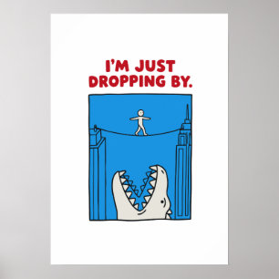 Ik kom even langs - Grappige Monster Koorddansen S Poster