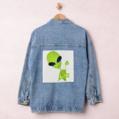 Ik kom in Peace Alien Denim Jacket (Hangar)