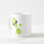Ik kom in Peace Alien Koffiemok (Voorkant links)