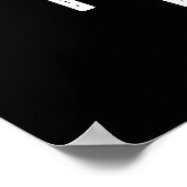 Ik kom in stuk Grappige Cake Pun Dark BG Poster (Hoek)