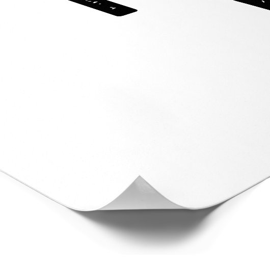 Ik kom in stuk grappige taart woordspeling poster (Hoek)