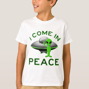 IK KOM IN VREDE - ALIEN T-SHIRT