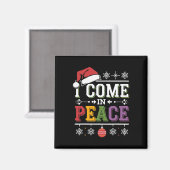 Ik kom in vrede - Ik ben vrede Kerstmis bijpassend Magneet (Voorkant / Achterkant)