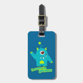 Ik kom in vrede kinder leuke buitenaardse id bagag bagagelabel (Voorkant verticaal)