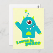 Ik kom in vredesnaam vreemd briefkaart (Voorkant / Achterkant)