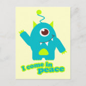 Ik kom in vredesnaam vreemd briefkaart (Voorkant)