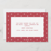 Ik kom laat ons hem aanbidden Kerstmis foto Feestdagenkaart (Achterkant)