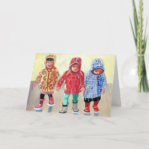 Ik kom langs met een beetje hulp van mijn vrienden kaart