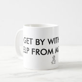 "Ik kom langs..." prijsopgave mok (Voorkant links)