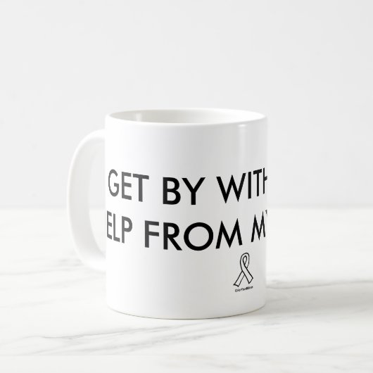 "Ik kom langs..." prijsopgave mok (Voorkant links)