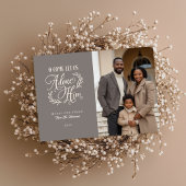 Ik kom, laten we hem aanbidden met een religieuze  feestdagenkaart