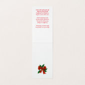 Ik kom met Kerstmis thuis Kaart (Binnenkant ongevouwen)